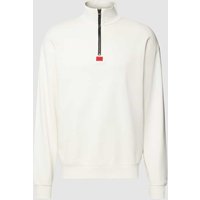 HUGO Sweatshirt mit Label-Detail Modell 'Durty' in Offwhite, Größe L von HUGO