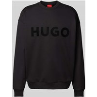 HUGO Sweatshirt mit Label-Print Modell 'Dinex' in Black, Größe XL HUGO Sweatshirt mit Label-Print Modell 'Dinex' in Black, Größe XL von HUGO