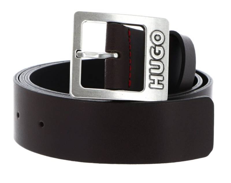 HUGO Synthetikgürtel Sz35 Leather Belt aus echtem Rindsleder von HUGO