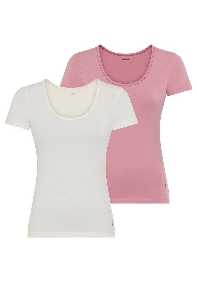 HUGO T-Shirt (2-tlg) regular fit, Rundhals von HUGO