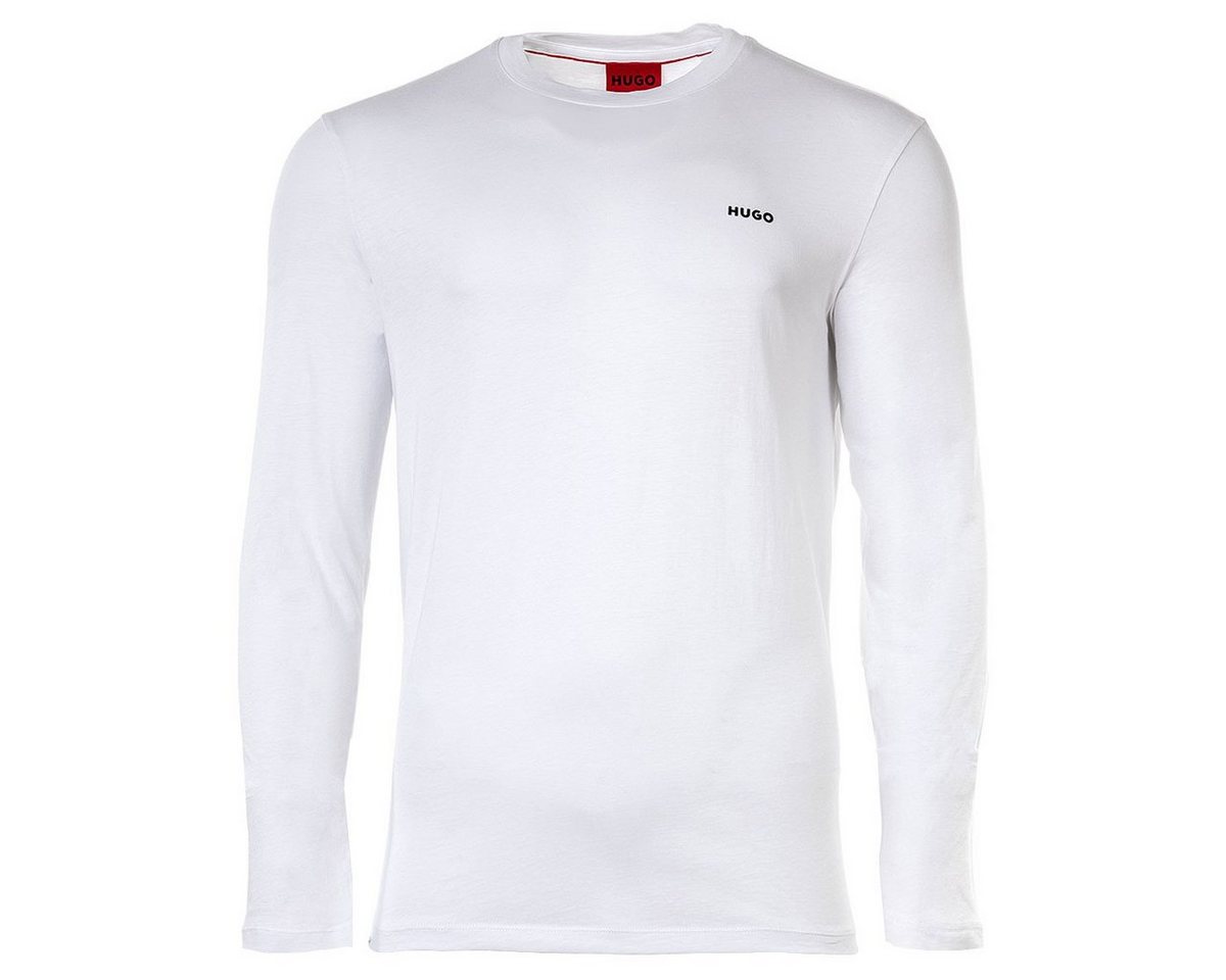 HUGO T-Shirt Herren Longsleeve - DEROL222, Rundhals, Langarm von HUGO