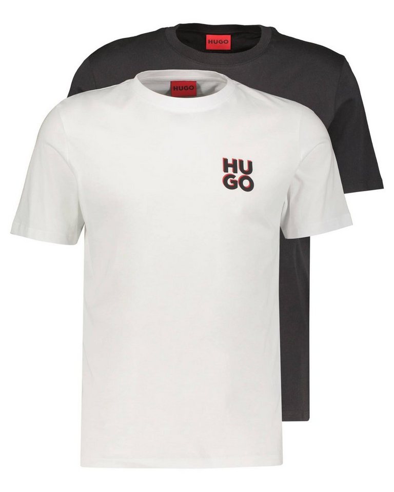 HUGO T-Shirt Herren T-Shirt 2er Pack DIMENTO (1-tlg) von HUGO