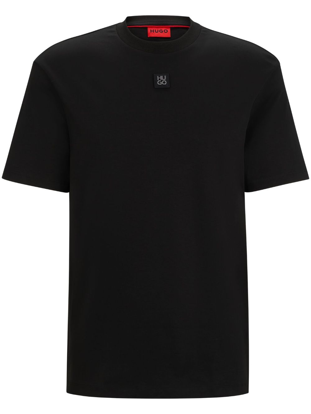 HUGO T-Shirt mit Logo-Patch - Schwarz von HUGO