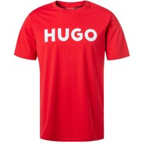 HUGO Herren T-Shirt rot Baumwolle von HUGO