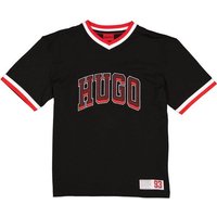 HUGO Herren T-Shirt schwarz Baumwolle von HUGO