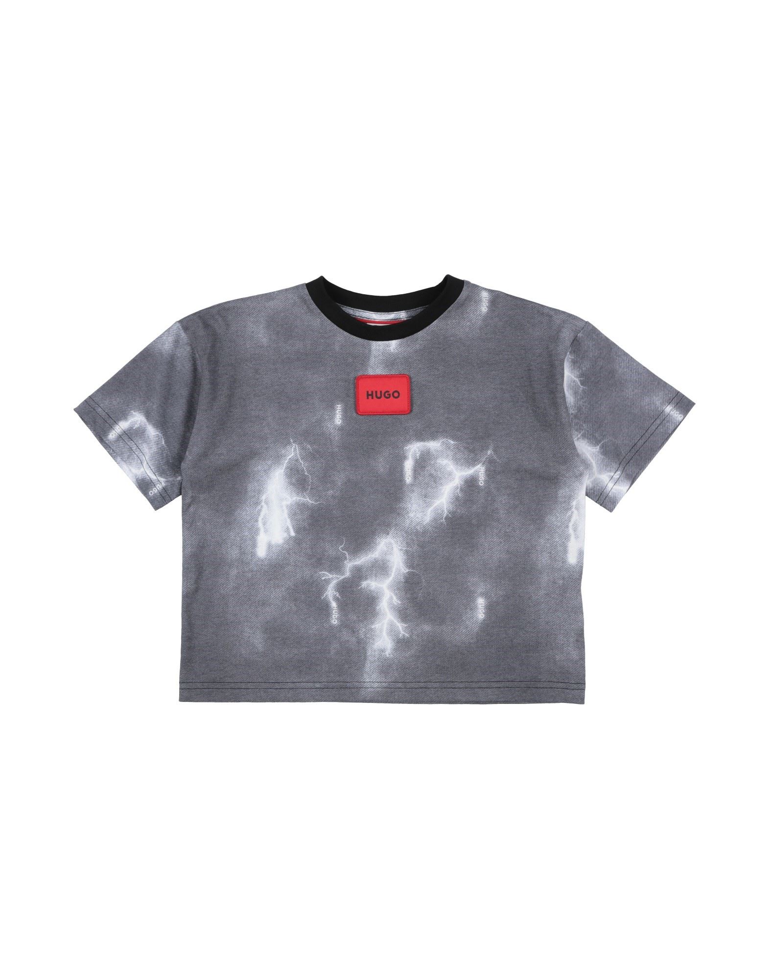 HUGO T-shirts Kinder Grau von HUGO