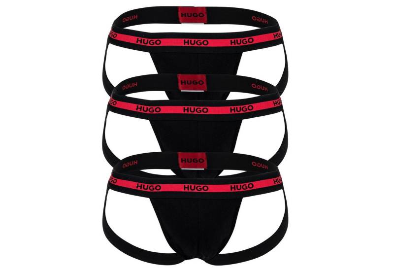 HUGO Tanga Herren Jockstrap 3er Pack Baumwolle (Packung, 3er Pack) von HUGO