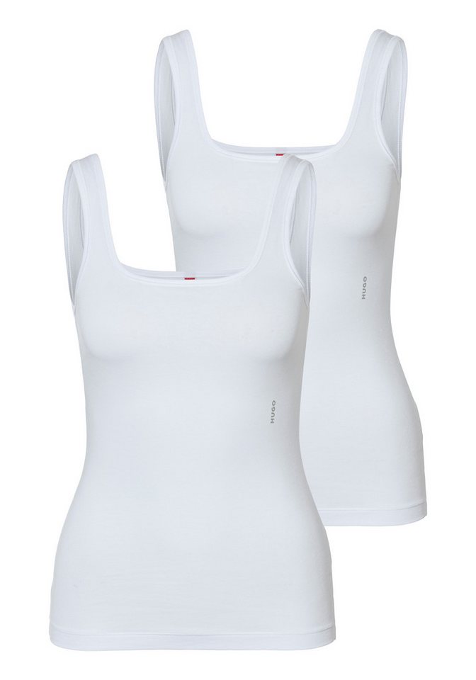 HUGO Tanktop TWIN VEST (Packung, 2er-Pack) mit vertikalem Logoprint von HUGO