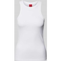HUGO Tanktop in Ripp-Optik Modell 'THE PLAIN' in Offwhite, Größe XXL HUGO Tanktop in Ripp-Optik Modell 'THE PLAIN' in Offwhite, Größe XXL von HUGO
