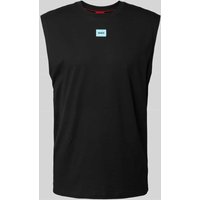 HUGO Tanktop mit Label-Patch Modell 'Dankto241' in Black, Größe L von HUGO