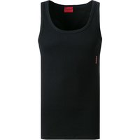HUGO Herren Tank Top schwarz Baumwolle & Mix unifarben von HUGO