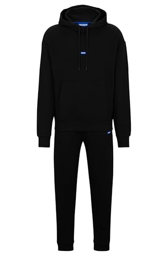 HUGO Tracksuit_NalonsoNap Sweatshirt Black1 3XL von HUGO