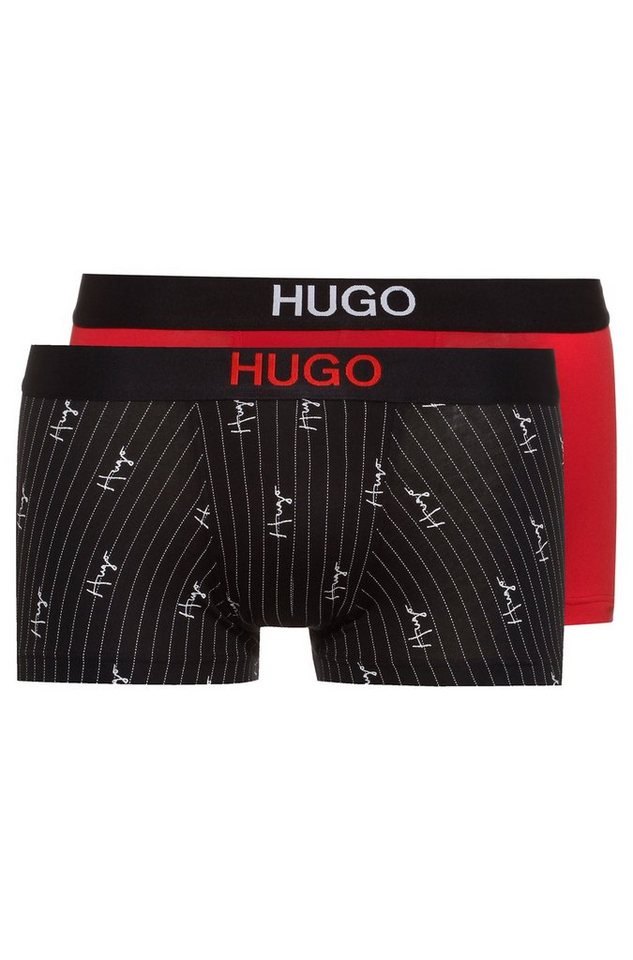 HUGO Trunk Brother Pack Signature Boxershorts (Packung, 2-St., 2er-Pack) mit Logobund von HUGO