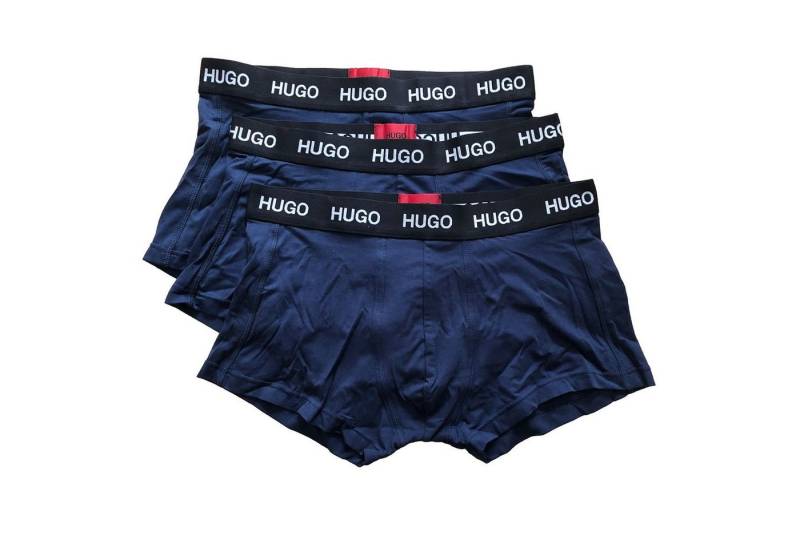 HUGO Trunk Men (3-St., 3er-Pack) Boxer Cotton Stretch Herren Unterhose kurzes Bein im 3er-Pack von HUGO