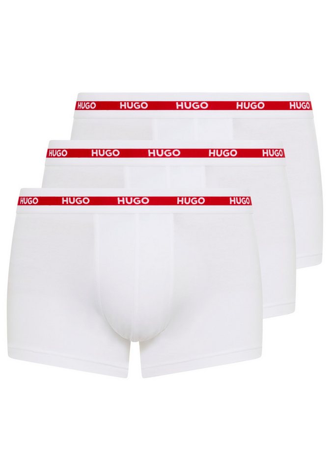 HUGO Trunk TRIPLET PLANET (3-St) Logos am elastischen Bund, mittlere Bundhöhe von HUGO