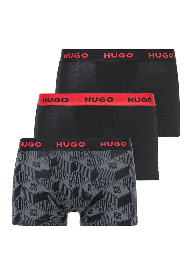 HUGO Trunk TRUNK TRIPLET DESIGN (Packung, 3-St) mit Logobund von HUGO