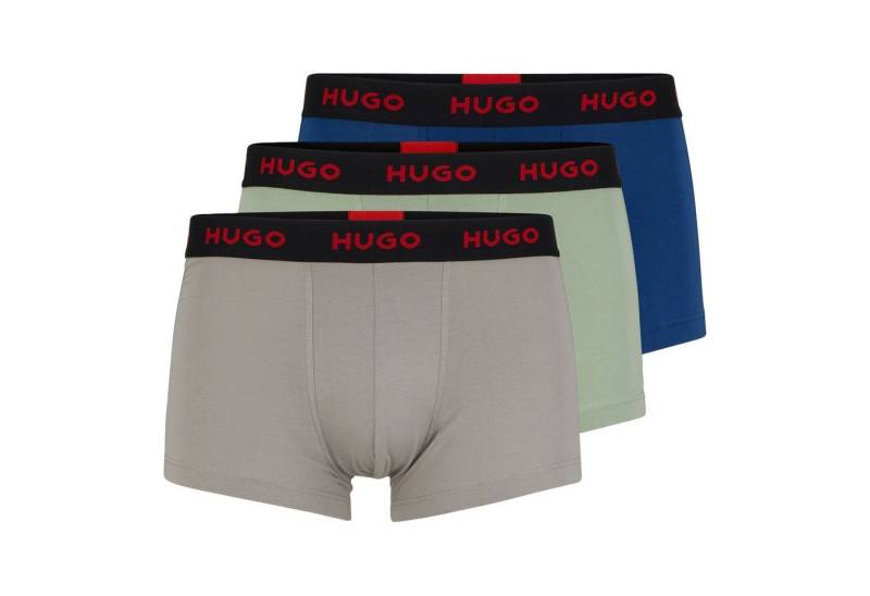 HUGO Trunk Triplet Pack (3-St., 3er Set) mit umlaufendem Markenschriftzug am Bund von HUGO