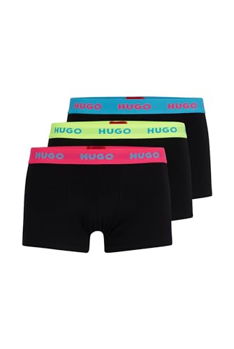 HUGO Herren Trunk Triplet Pack Trunk, Bright Yellow730, M von HUGO