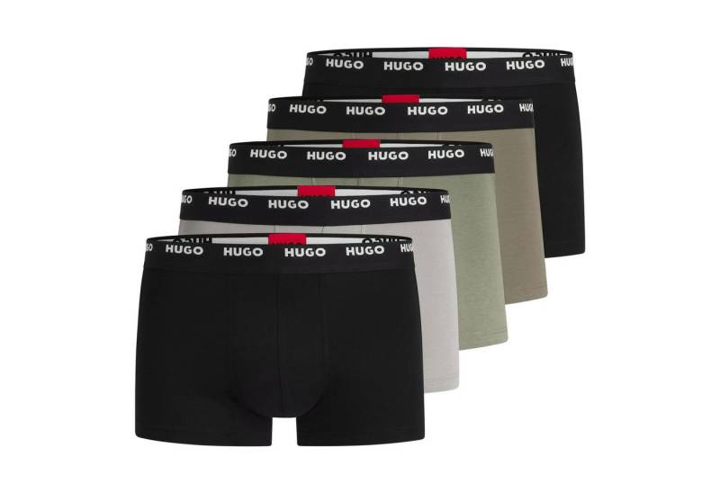 HUGO Trunk Trunk Five Pack (5-St., 5 Stück) mit umlaufendem Markenschriftzug am Bund von HUGO