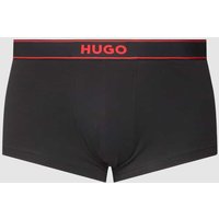 HUGO Trunks mit Logo-Stitching Modell 'EXCITE' in Black, Größe L von HUGO