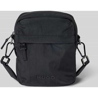 HUGO Umhängetasche mit Label-Detail Modell 'Luka' in Black, Größe One Size von HUGO
