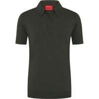 HUGO Unifarbenes Poloshirt in softer Jesery-Qualität in S von HUGO