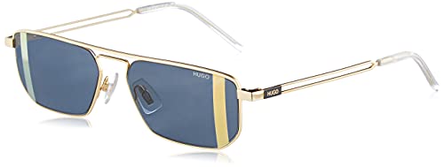 HUGO Unisex Hg 1143/s Sunglasses, 001/7Y Yellow Gold, 56 von HUGO