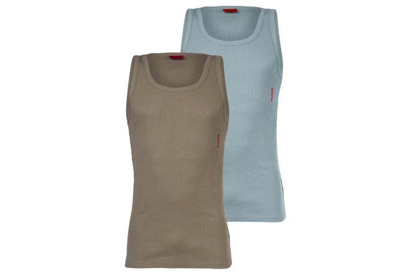 HUGO Unterhemd Herren Unterhemd 2er Pack Baumwolle (Packung, 2er Pack) von HUGO