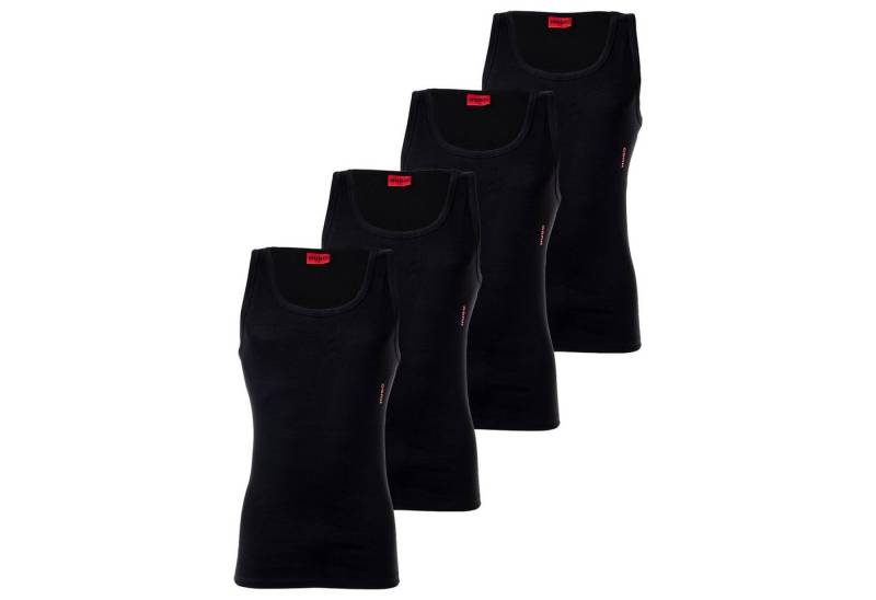 HUGO Unterhemd Herren Unterhemd 4er Pack Baumwolle (Packung, 4er Pack) von HUGO