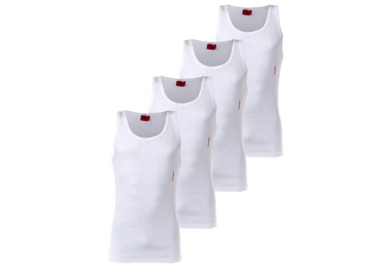 HUGO Unterhemd Herren Unterhemd 4er Pack Baumwolle (Packung, 4er Pack) von HUGO