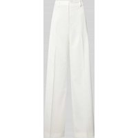 HUGO Wide Leg Stoffhose mit Bügelfalten Modell 'Halenar' in Weiss, Größe 42 HUGO Wide Leg Stoffhose mit Bügelfalten Modell 'Halenar' in Weiss, Größe 42 von HUGO