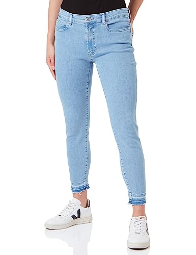 HUGO Women's 932_4 Jeans-Trousers, Turquoise/Aqua442, 27-34 von HUGO