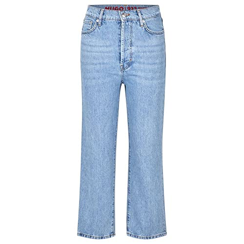 HUGO Women's 933 Jeans-Trousers, Turquoise/Aqua440, 29-34 von HUGO