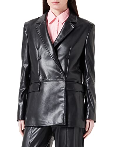 HUGO Women's Avaresa-1 Jacket, Black1, 46 von HUGO