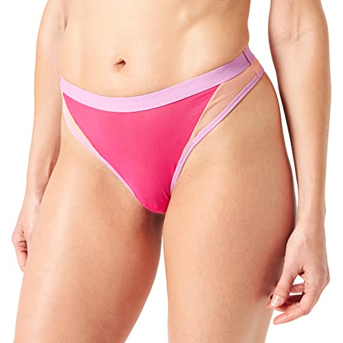 HUGO Women's C. Sheer Thong, Bright Pink670, L von HUGO