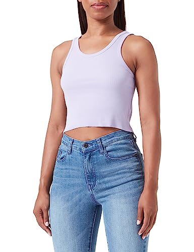 HUGO Women's Dalilly Jersey-Top, Light/Pastel Purple534, L von HUGO