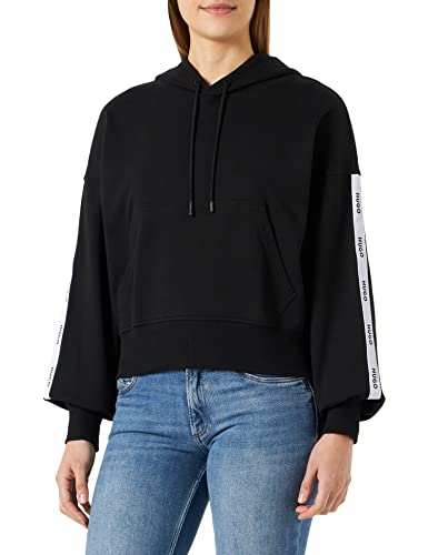 HUGO Women's Defira Sweatshirt, Black1, L HUGO Women's Defira Sweatshirt, Black1, L von HUGO