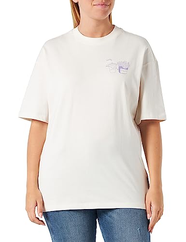 HUGO Women's Drisela T-Shirt, Open White110, XS von HUGO