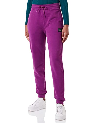 HUGO Women's Easy Jogger_1 Pants, Open Purple542, L von HUGO