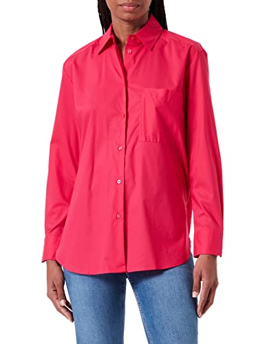 HUGO Women's Elodina Blouse, Dark Pink658, 38 von HUGO