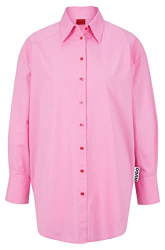 HUGO Women's Ennia Blouse, Bright Pink671, 42 von HUGO