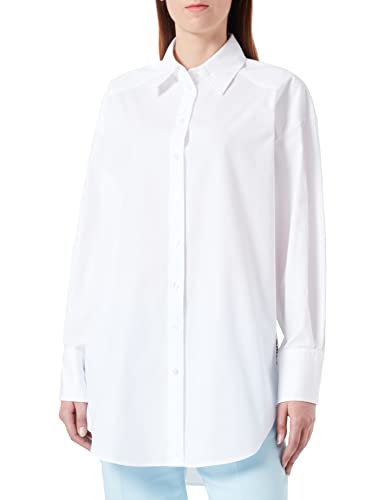 HUGO Women's Ennia Blouse, White100, 40 von HUGO