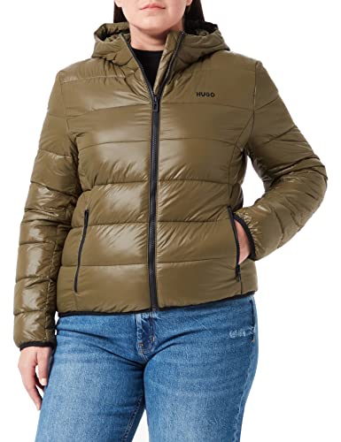 HUGO Women's Famara-1 Jacket, Dark Green305, XXL von HUGO