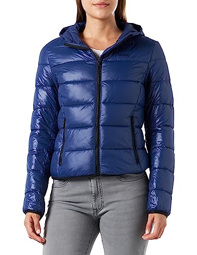 HUGO Women's Famara-1 Outerwear-Jacket, Dark Blue406, XXL von HUGO