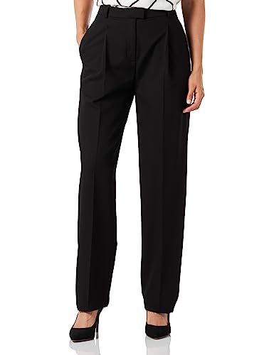 HUGO Women's Hasabu Trousers, Black1, 40 von HUGO