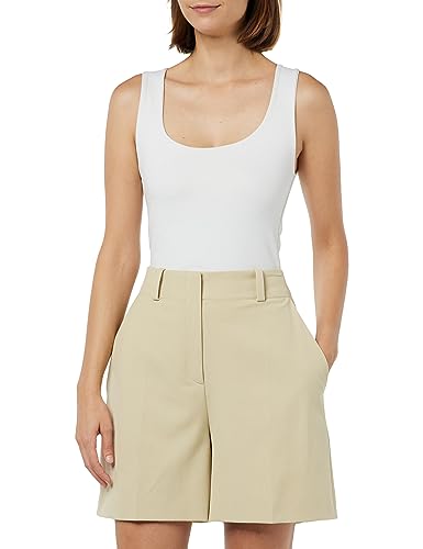 HUGO Women's Hatisi Shorts, Medium Beige265, 34 von HUGO