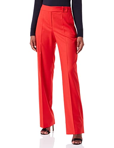 HUGO Women's Hettis Pants, Medium Red613, 36 von HUGO