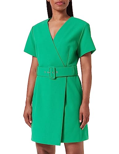 HUGO Women's Kabusas Dress, Medium Green311, 38 von HUGO