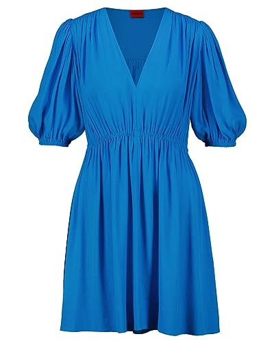 HUGO Women's Kamen-1 Dress, Bright Blue435, 40 von HUGO