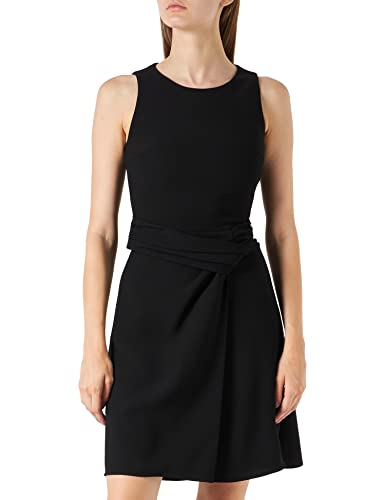 HUGO Women's Kamosa Dress, Black1, Regular fit, 42 D von HUGO